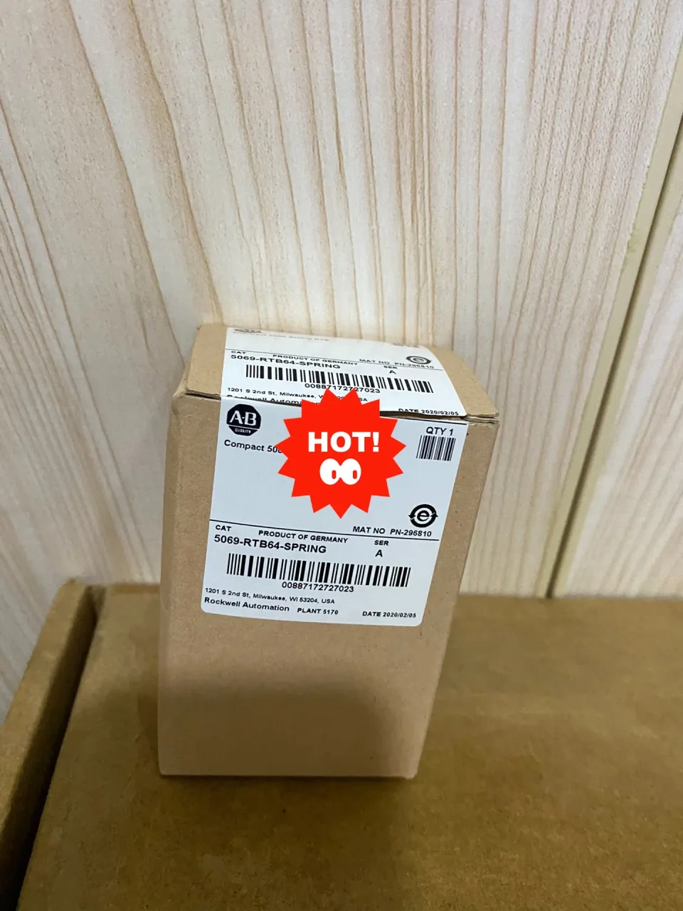 Allen-Bradley 5069-RTB64-SPRING PLC Module product photo 1