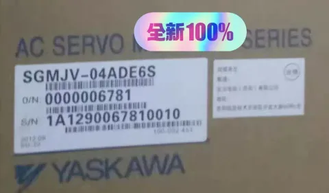 Yaskawa SGMJV-04ADE6S; SGD7S-2R8A00A002 Motor & Drive Component product photo 1