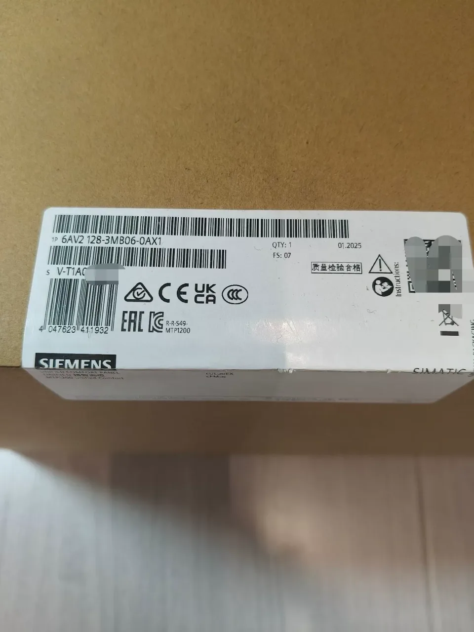 Siemens 6AV2128-3MB06-0AX1 Industrial Automation Component — product photo 1 of 3