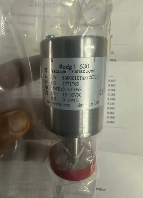 Setra Systems 630G010TAN12CT1G Industrial Sensor product photo 2