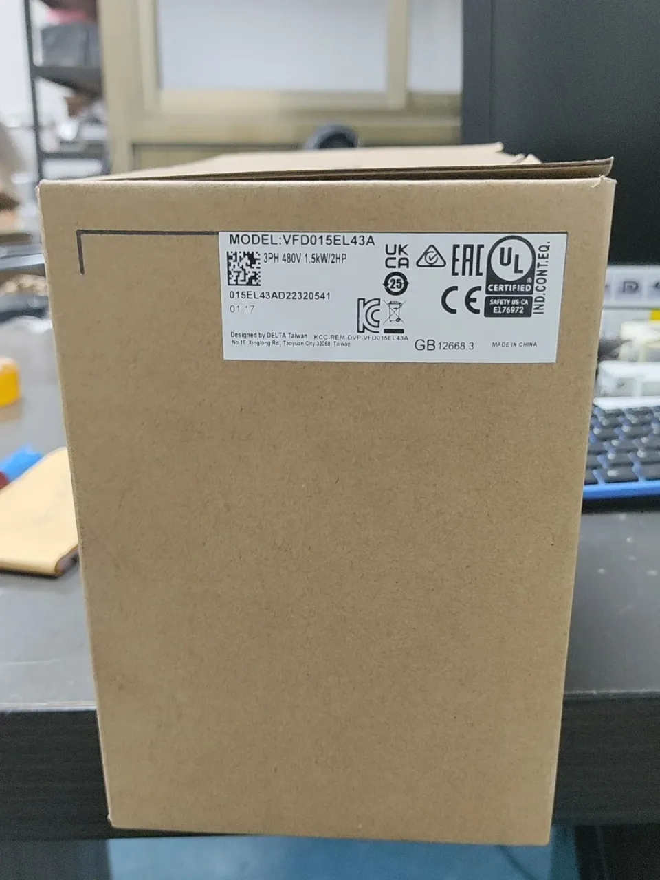 Delta VFD015EL43A Motor & Drive Component product photo 1