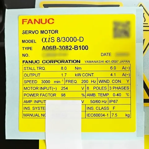 FANUC A06B-3082-B100 Motor & Drive Component product photo 4
