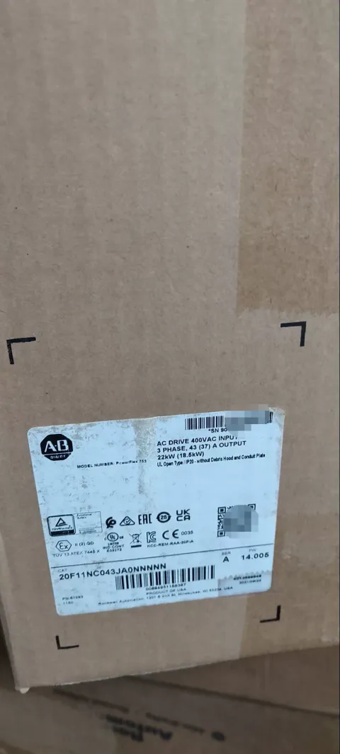 Allen-Bradley 20F11NC043JA0NNNNN Motor & Drive Component product photo 1