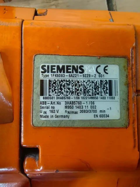 Siemens 1FK6083-6AZ21-9ZZ9-Z S01 Motor & Drive Component product photo 3