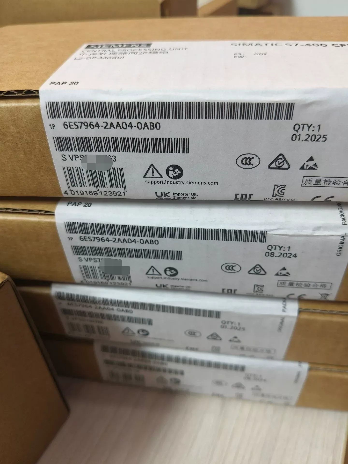 Siemens 6ES7964-2AA04-0AB0 Industrial Automation Component — product photo 1 of 2