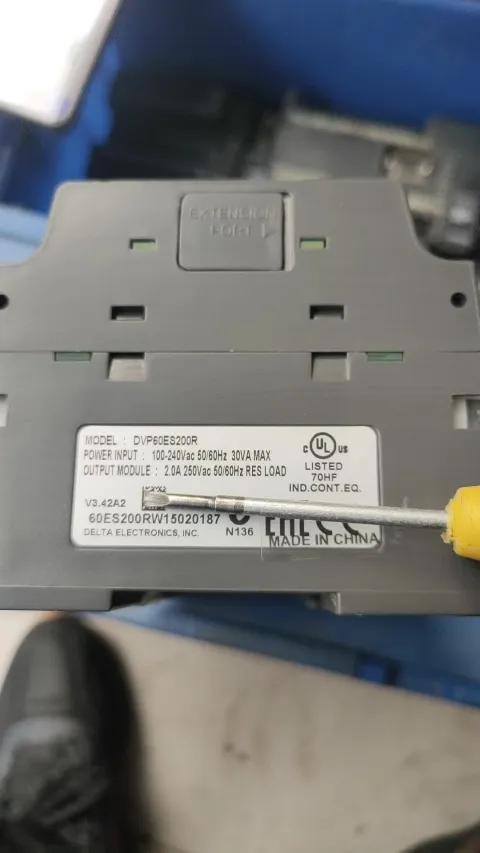 Delta DVP60ES200R PLC Module — product photo 22 of 28