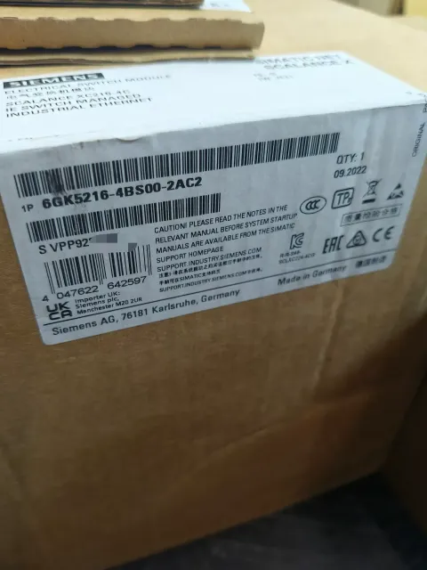 Siemens 6GK5216-4BS00-2AC2 Industrial Sensor product photo 1