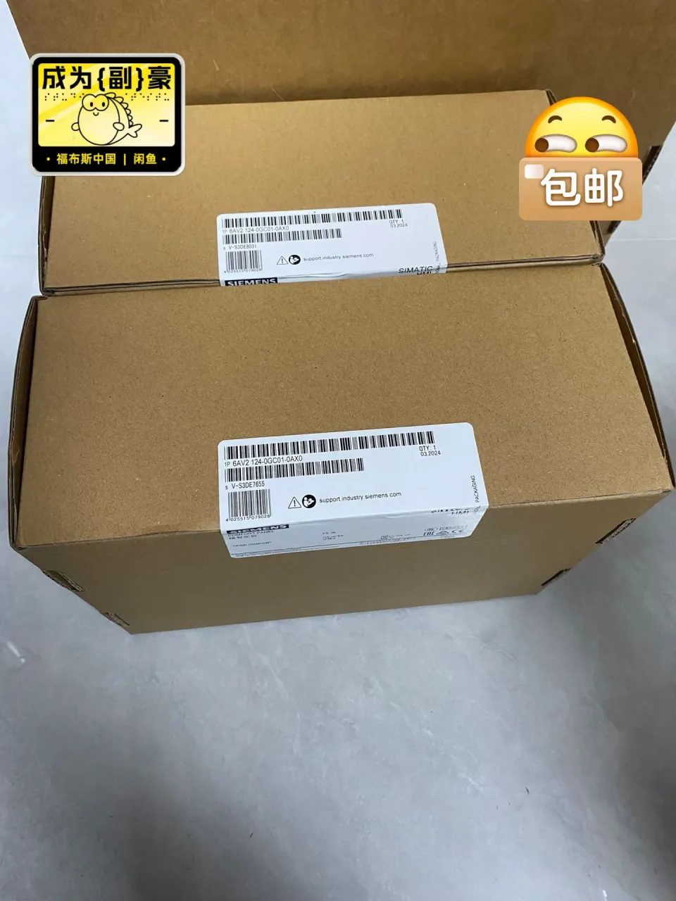 Siemens 6AV2124-0GC01-0AX0 Industrial Automation Component — product photo 1 of 19