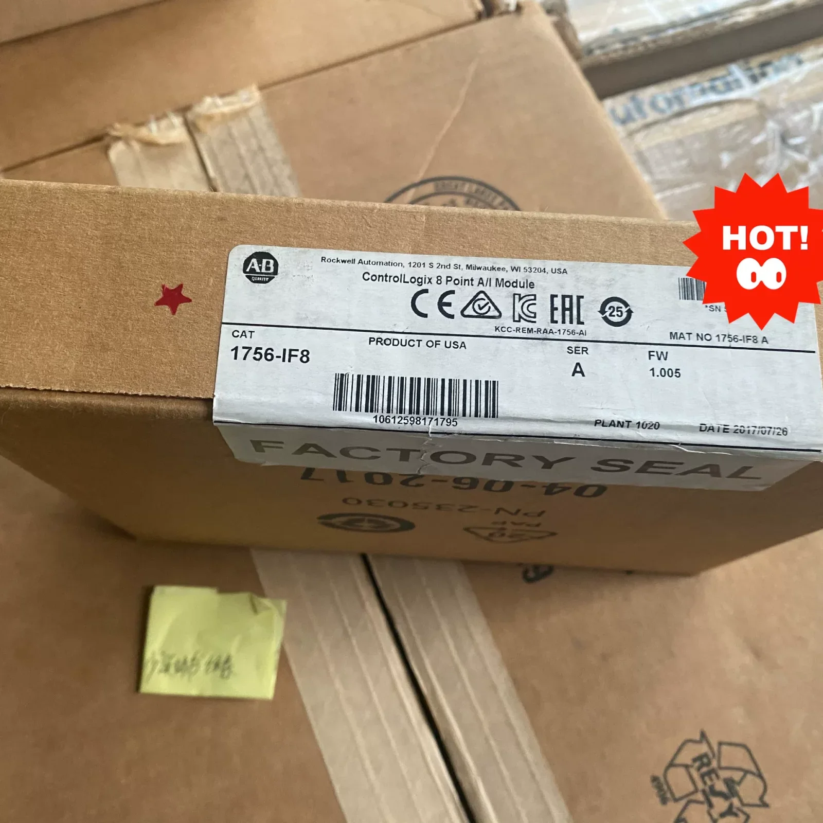 Allen-Bradley 1756-IF8 Industrial Control Board — product photo 1 of 5