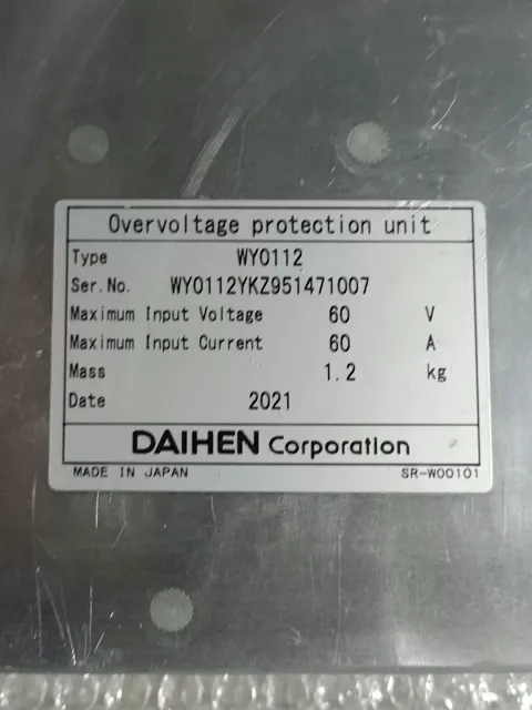 DAIHEN WYO112 Industrial Automation Component product photo 2