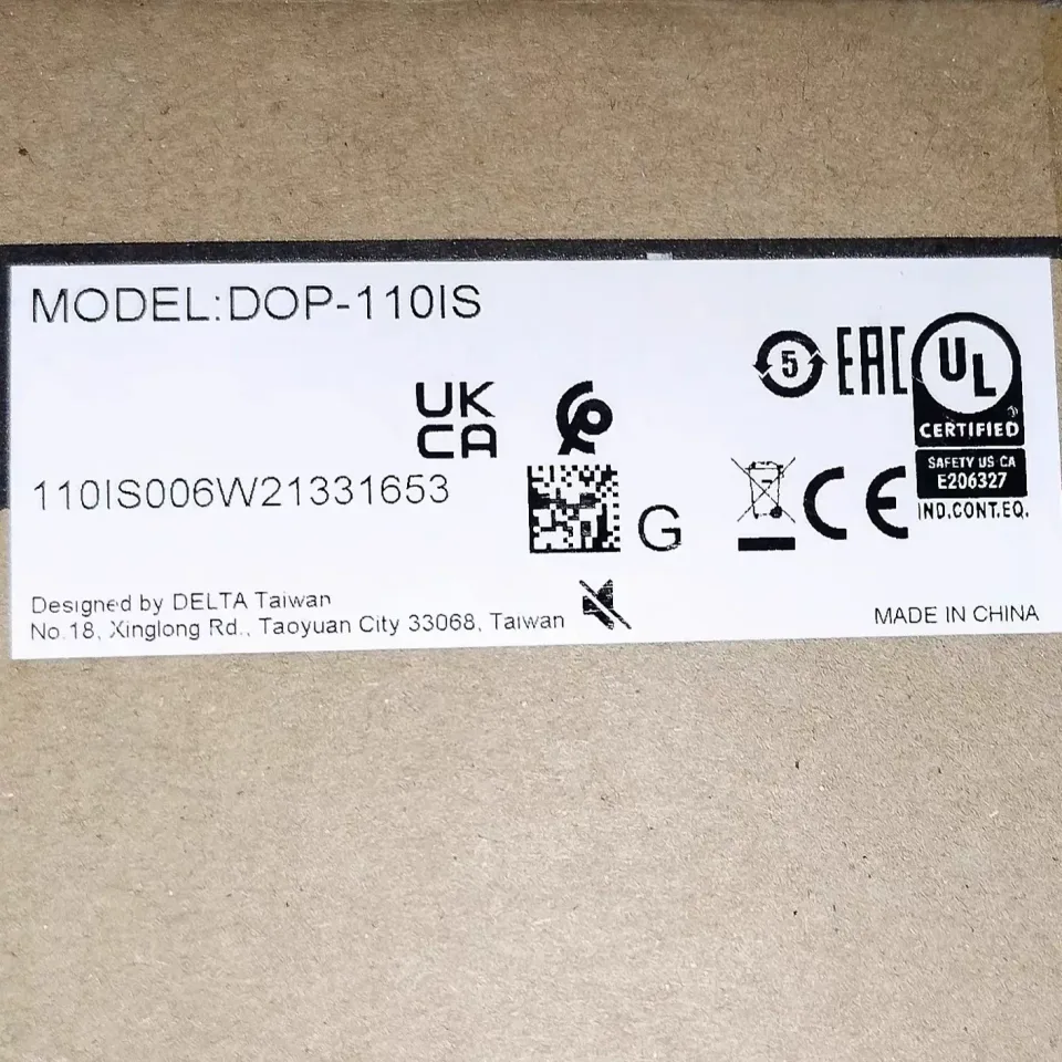 Delta / 台达 DOP-110IS Industrial Automation Component product photo 1