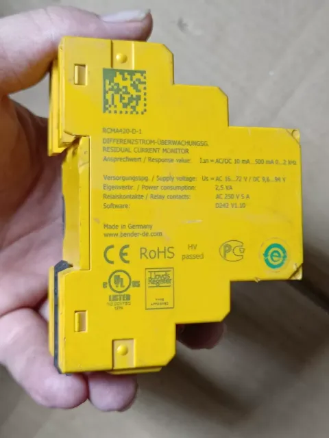 Bender RCMA420-D-1 Industrial Automation Component product photo 3