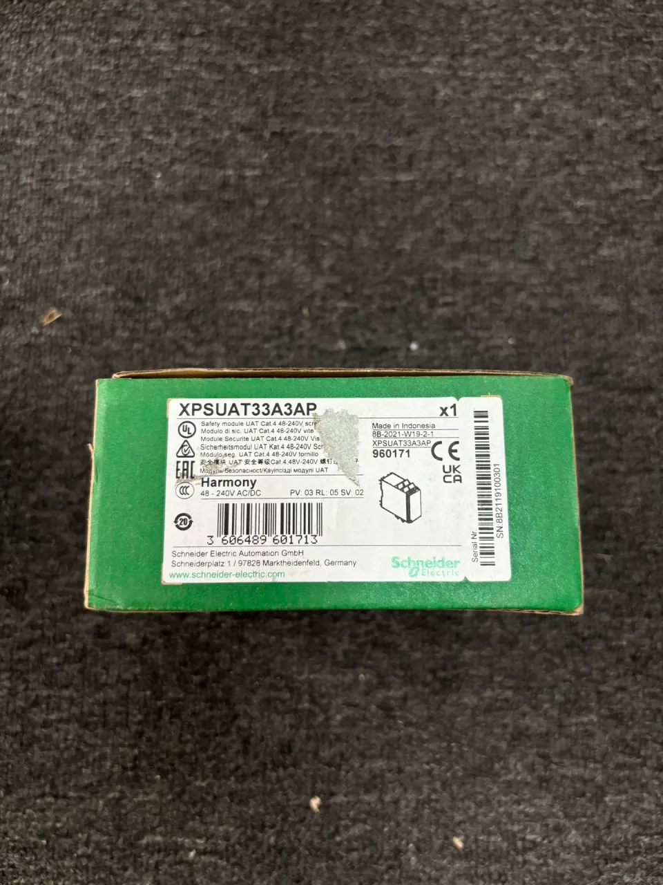 Unbranded Industrial XPSUAT33A3AP Industrial Relay product photo 1