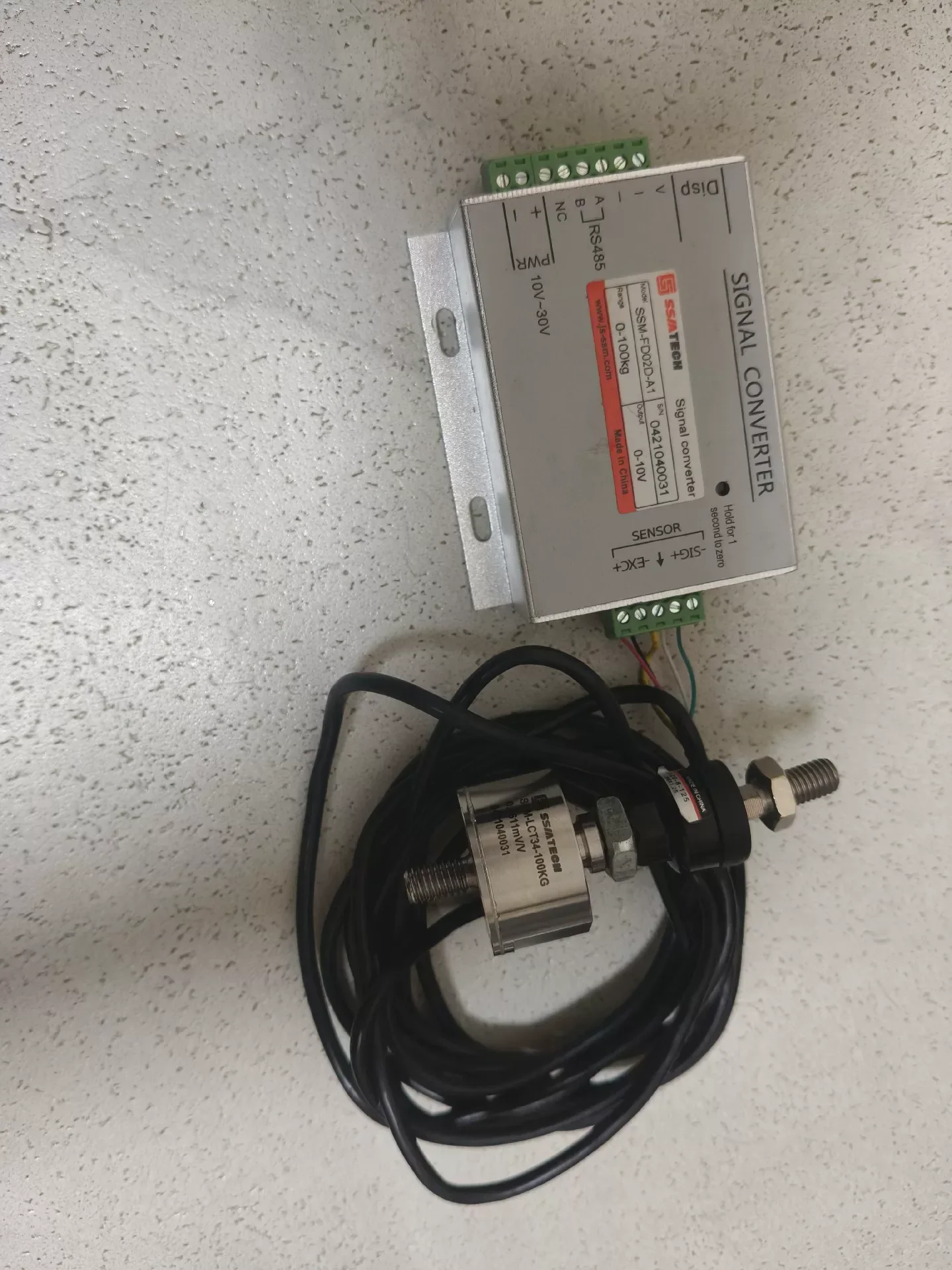 SSMTECH SSM-FD02D-A1 + SSM-LCT34-100KG Industrial Sensor product photo 1