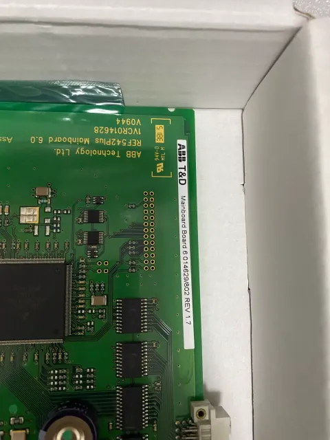 ABB REF542Plus Mainboard 6.0 / 1VCR014628 / 014629/802 REV 1.7 Industrial Control Board product photo 1