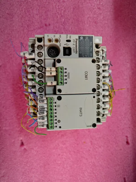 Panasonic AFPX-C30T + AFPX-COM1 + AFPX-IN4T3 PLC Module — product photo 1 of 11