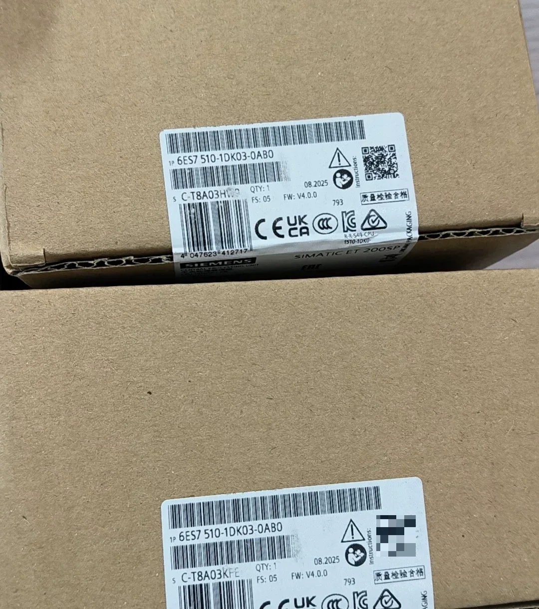 Siemens 6ES7 510-1DK03-0AB0 Industrial Automation Component product photo 1