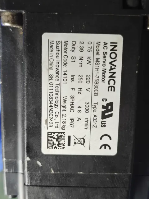 Inovance / 汇川 MS1H1-75B30CB-A Motor & Drive Component product photo 3