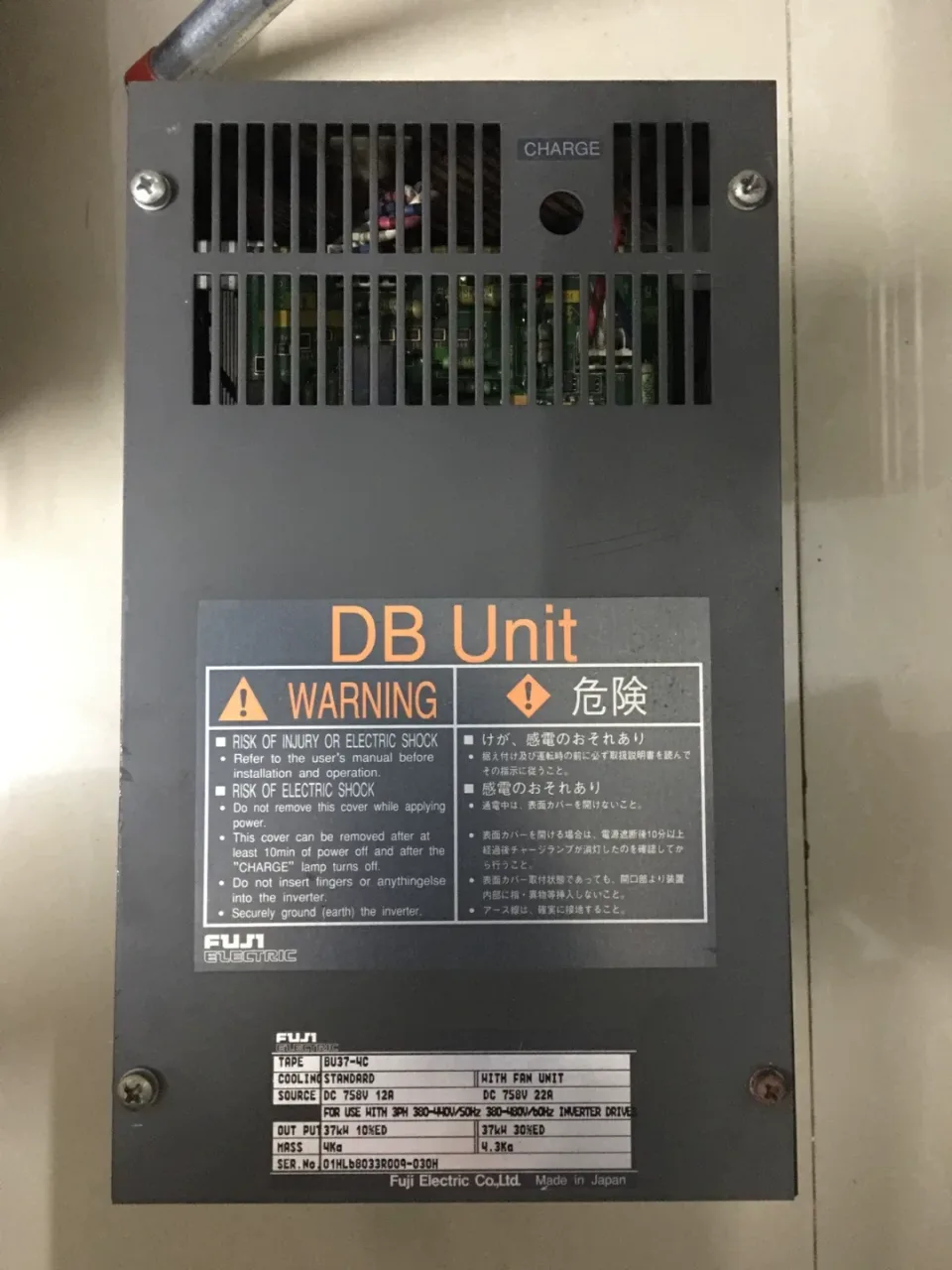 Fuji Electric BU37-4C Industrial Automation Component product photo 1