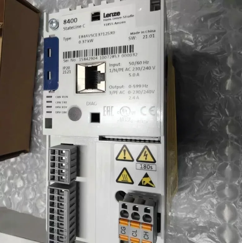 Lenze E84AVHCE2222SX0; E84AVSCE4024VX Motor & Drive Component product photo 1