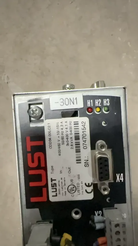 LUST CDD34.005.C2.1 Motor & Drive Component product photo 2