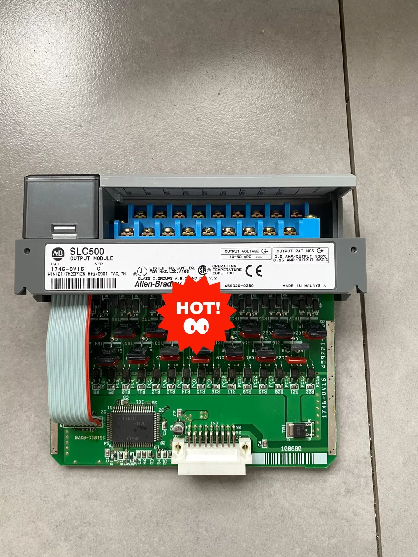 Allen-Bradley 1746-OV16 Industrial Automation Component — product photo 1 of 4