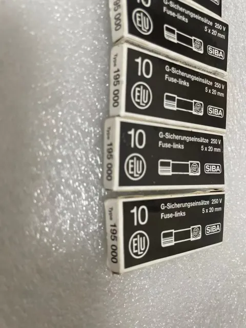 SIBA / ELU ELU 195000 / SIBA 7000140, 10A 250V 5x20mm Industrial Automation Component product photo 2