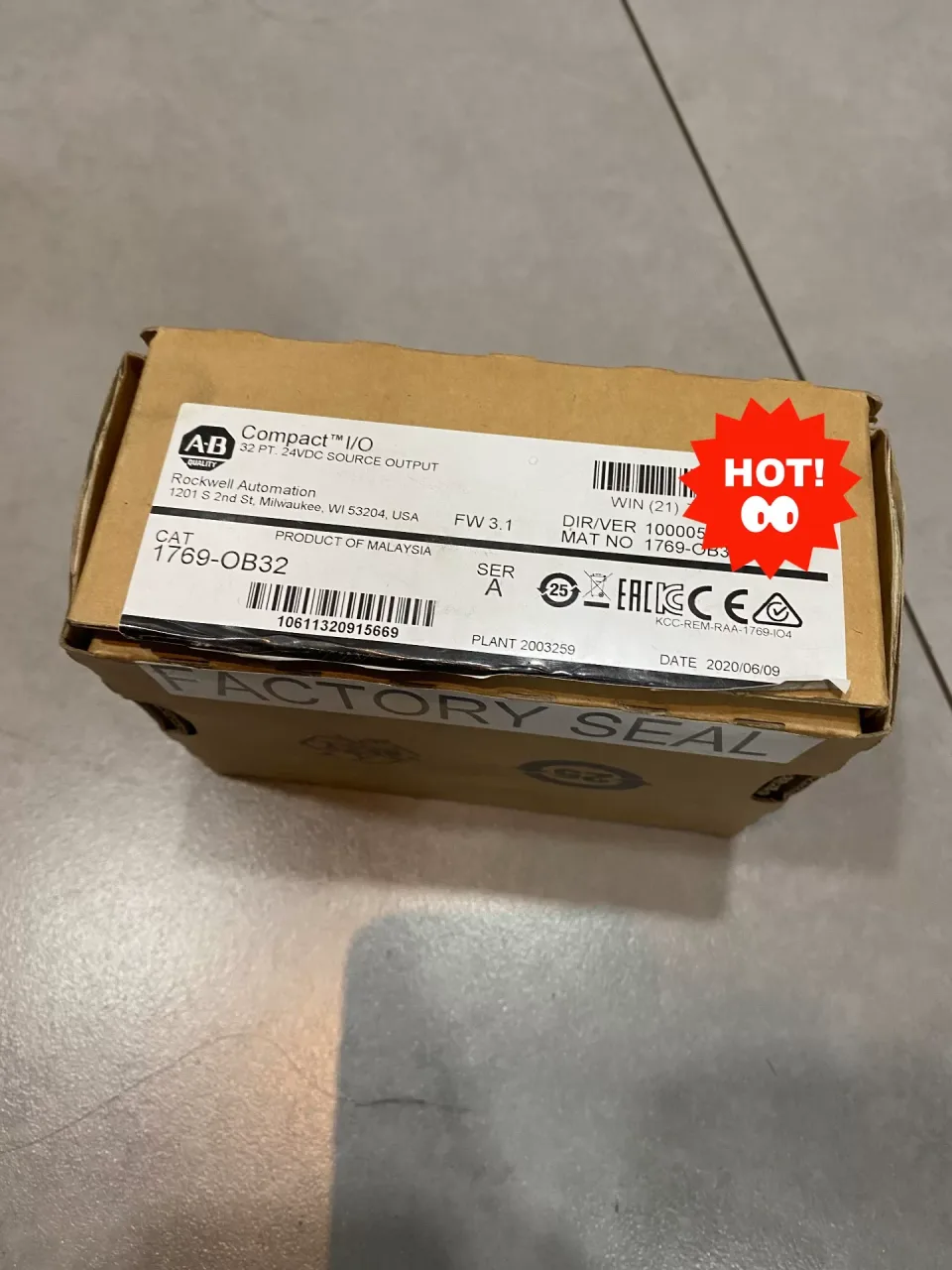 Unbranded Industrial 1769-OB32 I/O Module product photo 1