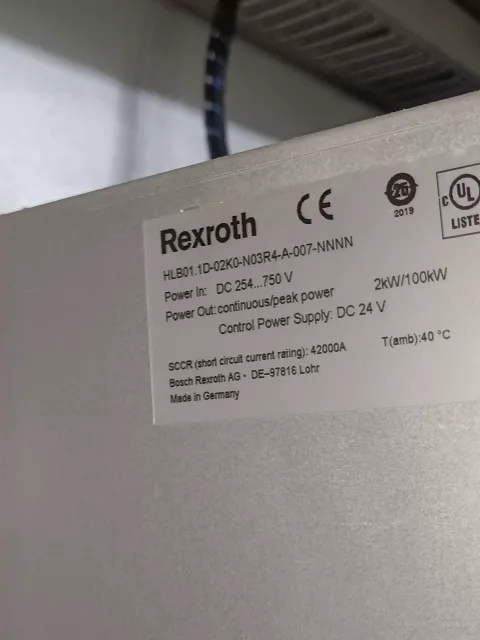 Bosch Rexroth HLB01.1D-02K0-N03R4-A-007-NNNN / R911299879 Industrial Automation Component product photo 3