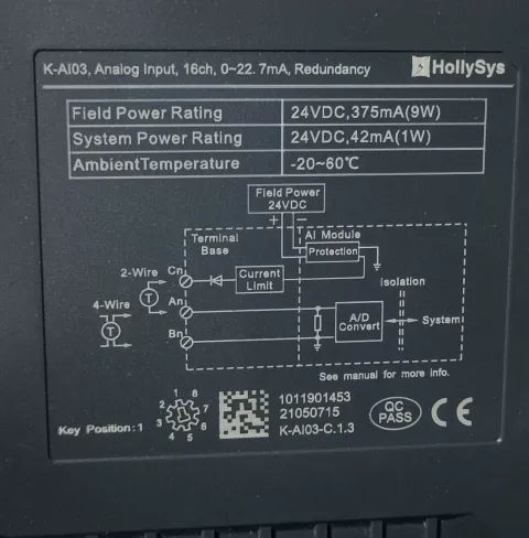 HollySys K-AI03 Industrial Automation Component product photo 1