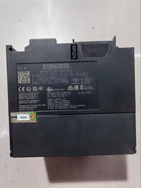 Siemens 6ES7317-7UL10-0AB0 Industrial Automation Component — product photo 4 of 5