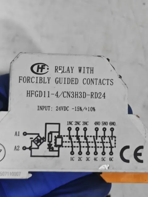 HF HFGD11-4 / CN3H3D-RD24 Industrial Relay product photo 2