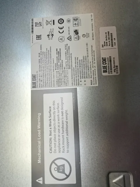 Blue Coat Systems S200 Industrial Automation Component product photo 6