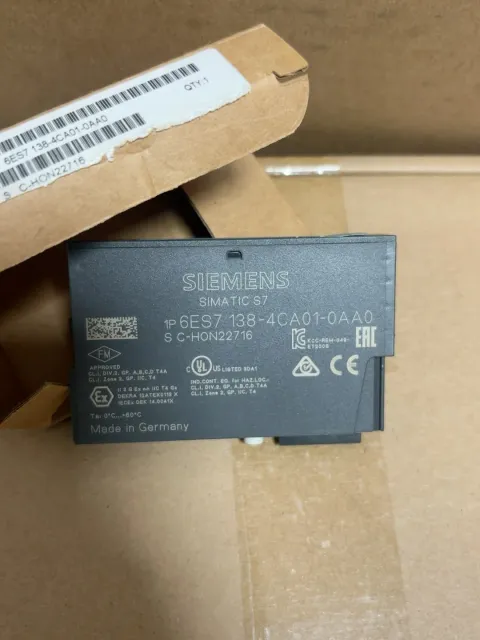 Siemens 6ES7138-4CA01-0AA0 Power Electronics Module — product photo 5 of 8