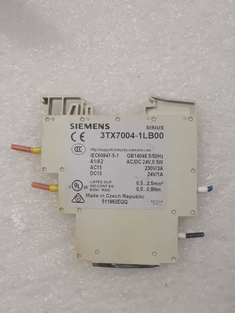 Siemens 3TX7004-1LB00 Industrial Relay product photo 1