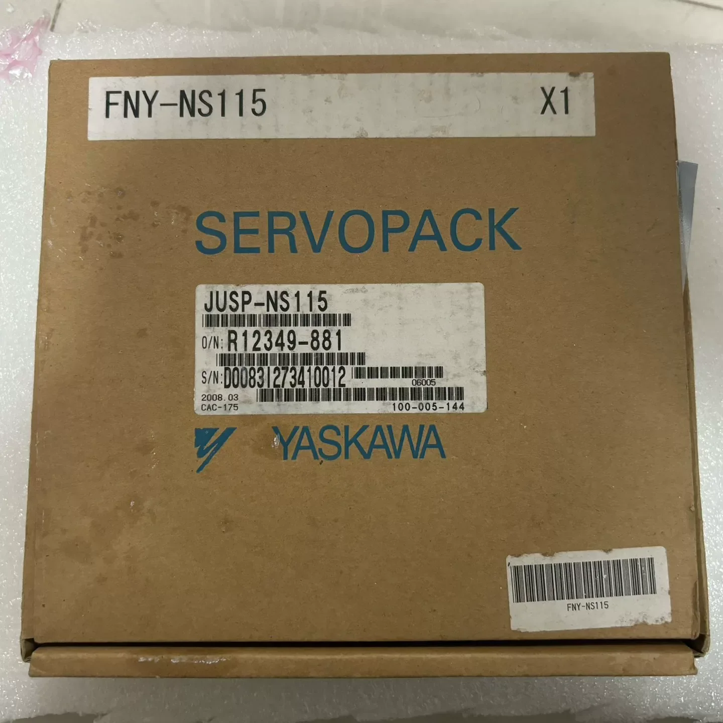 Yaskawa JUSP-NS115 Motor & Drive Component — product photo 1 of 6