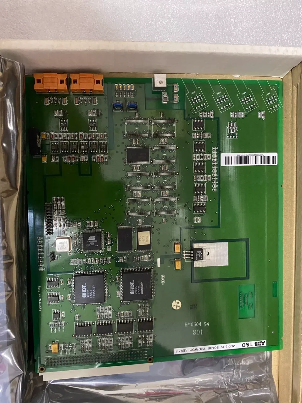 ABB T&D 750079/807 REV1.8 Industrial Control Board product photo 1