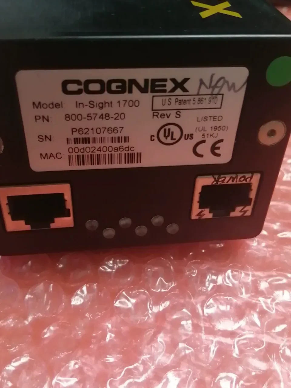 Cognex In-Sight 1700 / 800-5748-20 Rev S Industrial Automation Component product photo 1