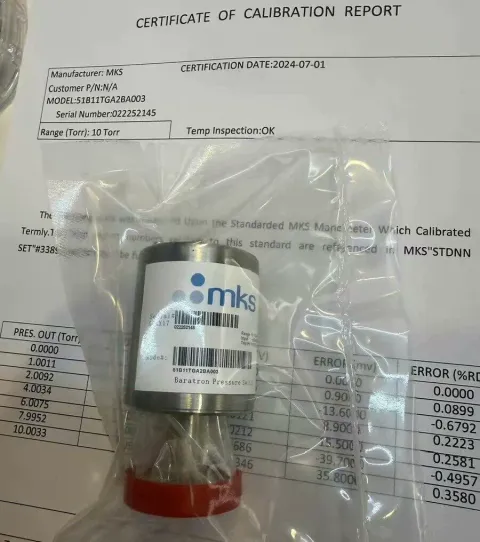 MKS 51B11TGA2BA003 Industrial Sensor product photo 1