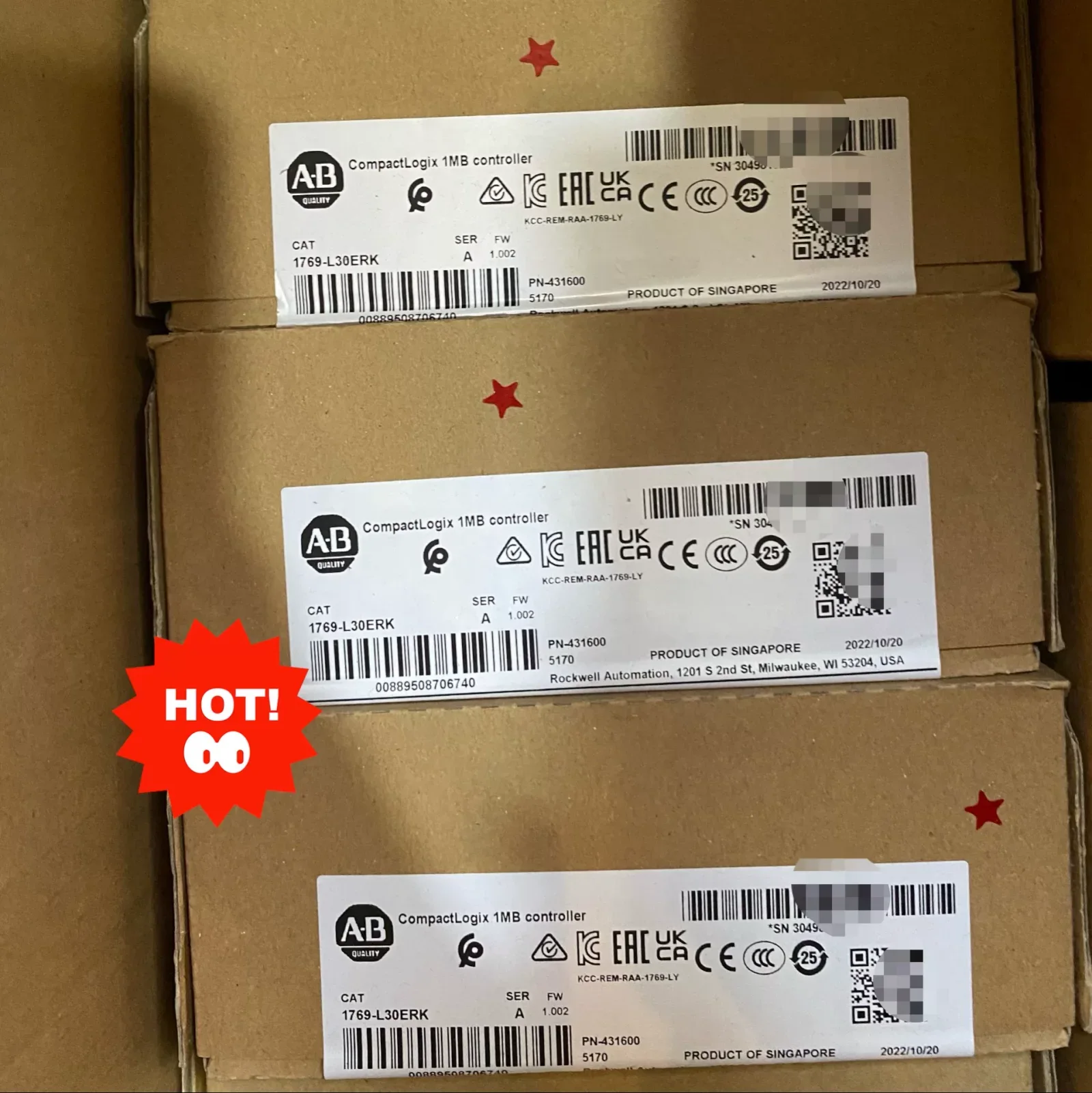 Allen-Bradley 1769-L30ERK PLC Module product photo 1