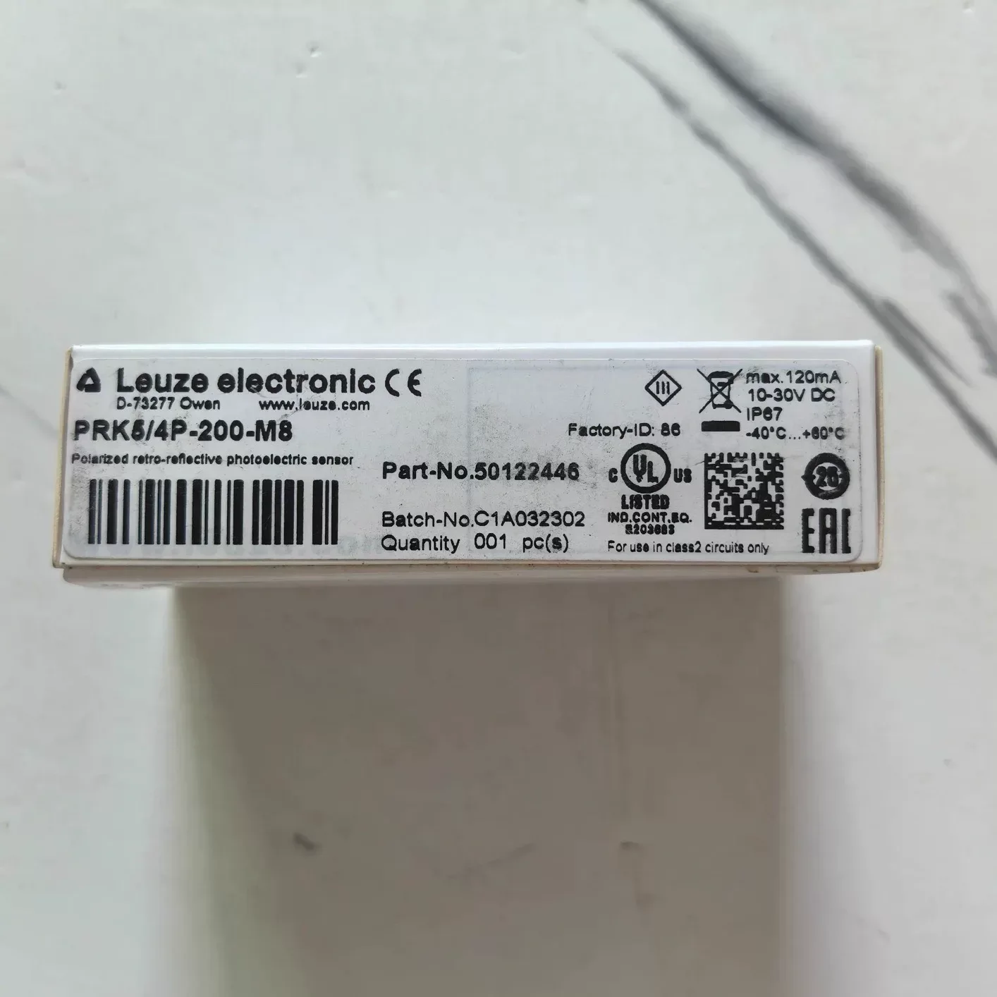 Leuze electronic PRK5/4P-200-M8 / 50122446 Industrial Sensor product photo 1