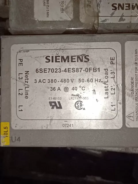 Siemens 6SE7023-4ES87-0FB1 Industrial Automation Component product photo 7