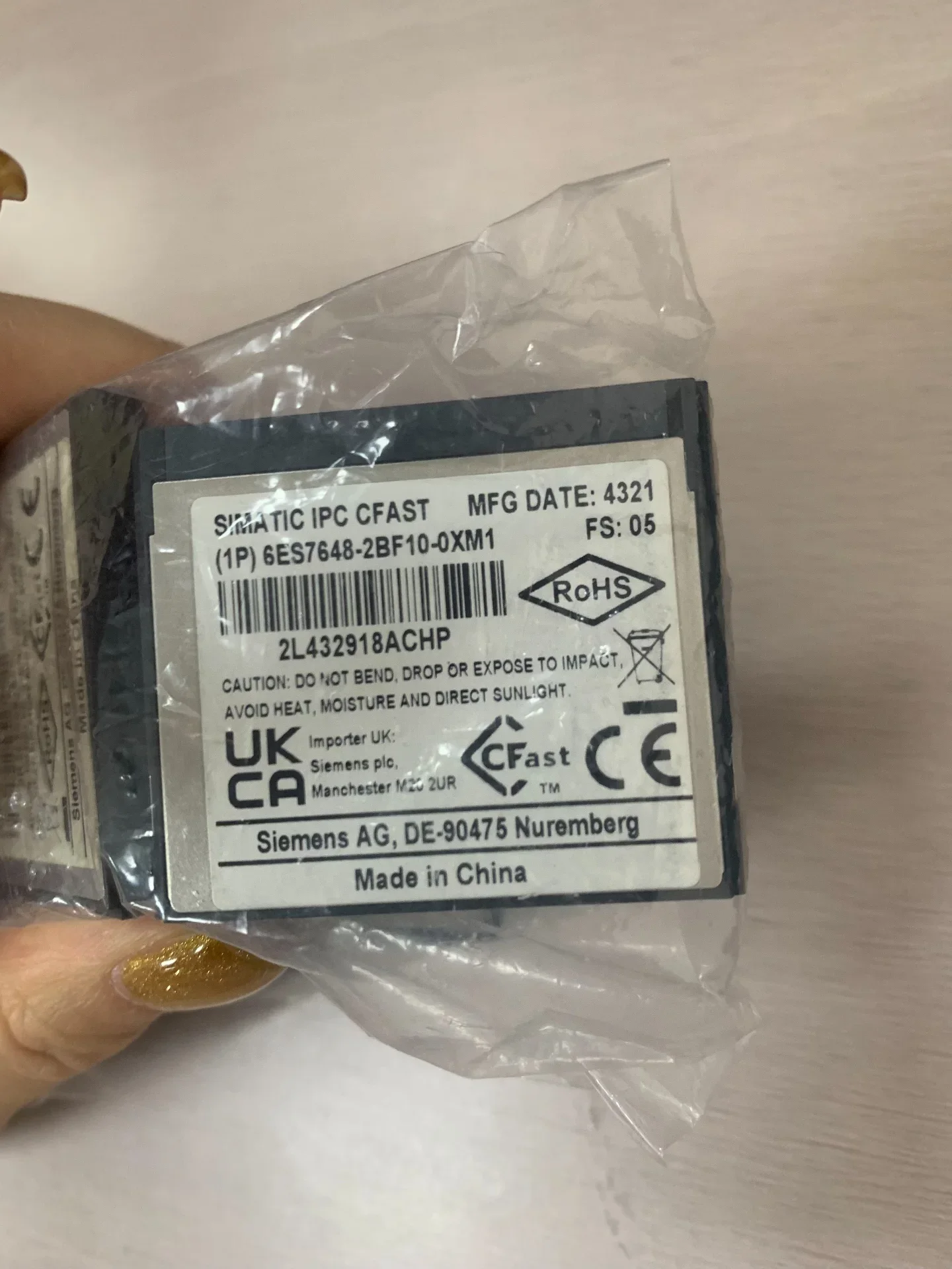 Siemens 6ES7648-2BF10-0XM1 Industrial Automation Component product photo 1