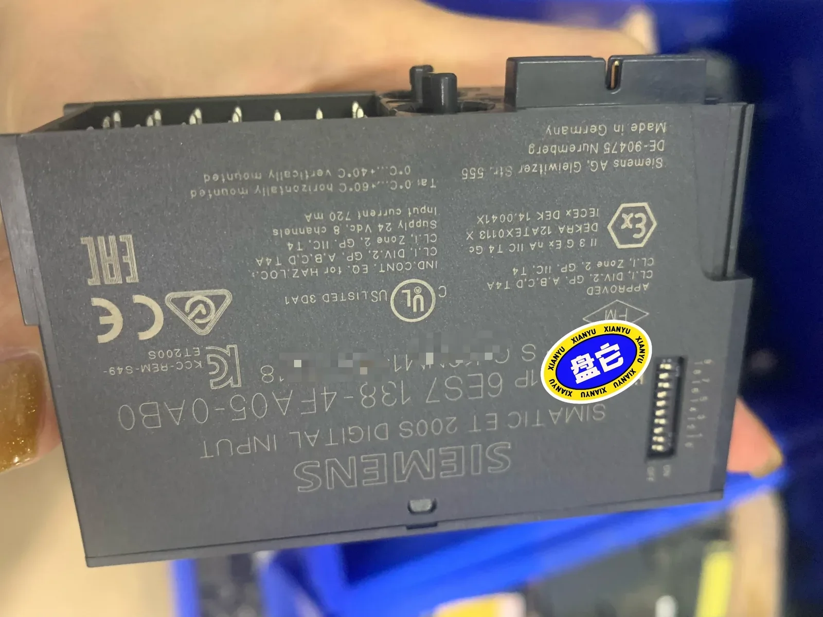 Siemens 6ES7138-4FA05-0AB0 Industrial Automation Component product photo 1