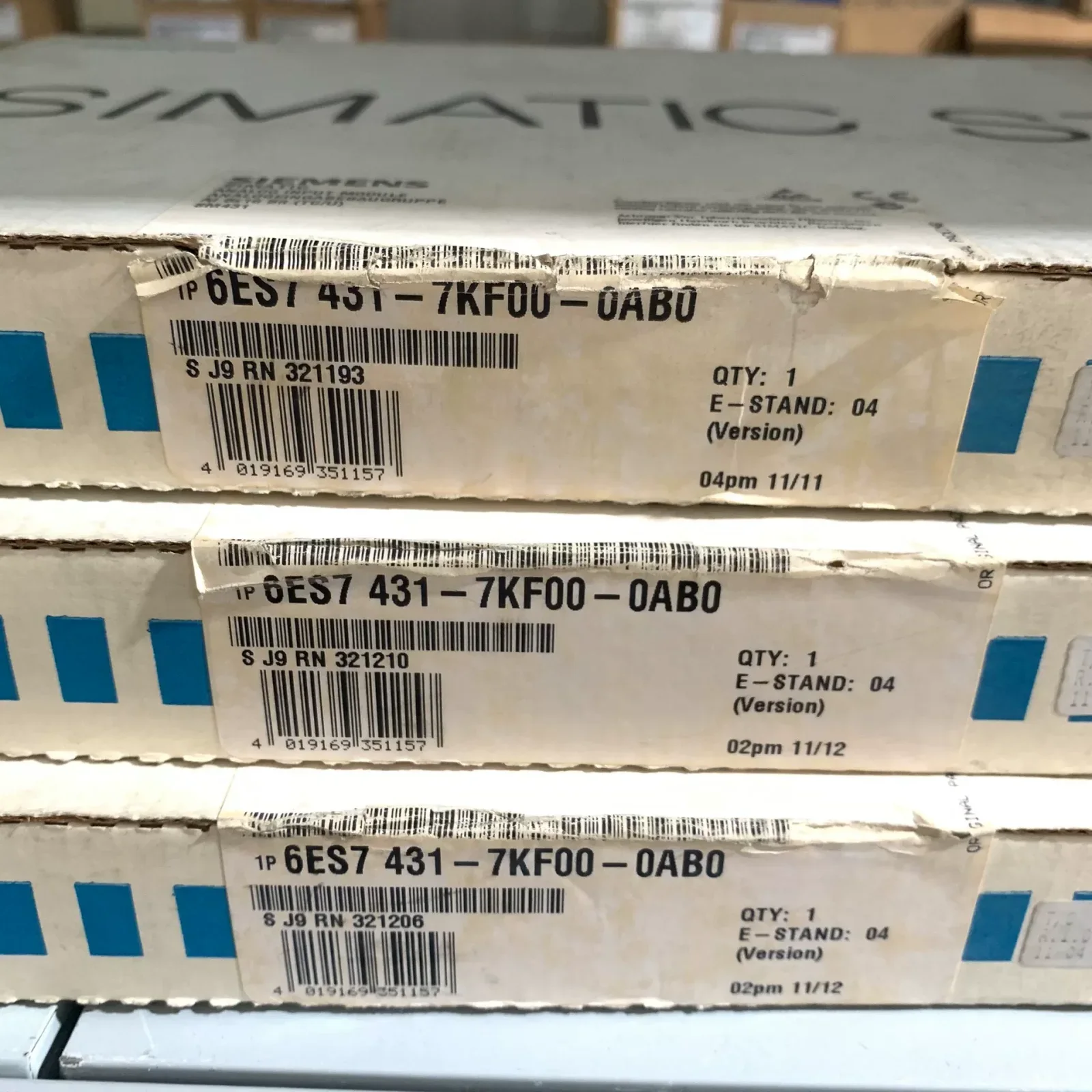 Siemens 6ES7431-7KF00-0AB0 Industrial Automation Component — product photo 1 of 7