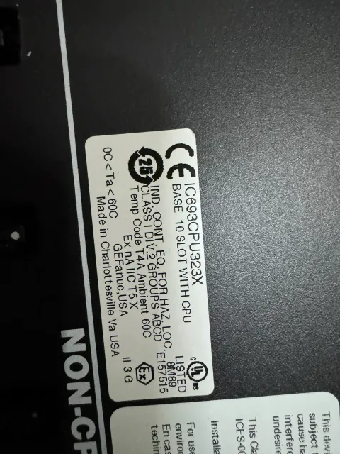 White Label IC693CPU323X PLC Module product photo 3
