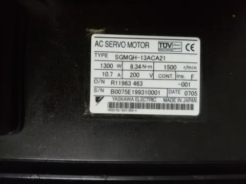 Yaskawa SGMGH-13ACA21 Motor & Drive Component product photo 7