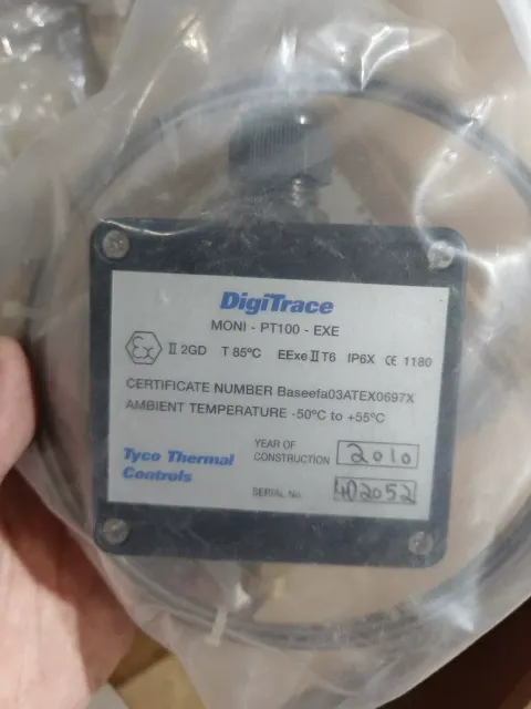 DigiTrace / Tyco Thermal Controls MONI-PT100-EXE / RPN 967094-000 Industrial Sensor product photo 3