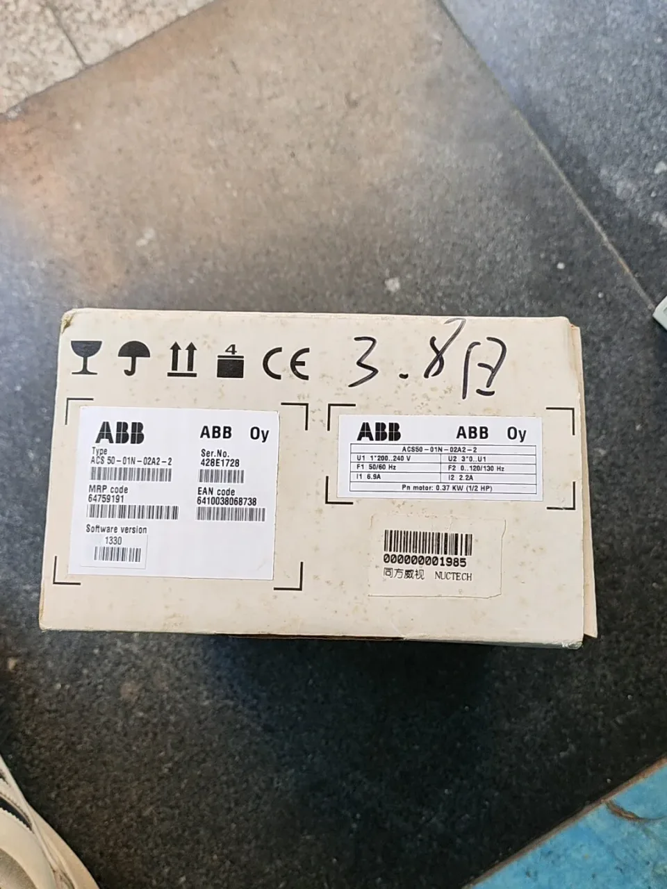 ABB ACS50-01N-02A2-2 Motor & Drive Component product photo 1