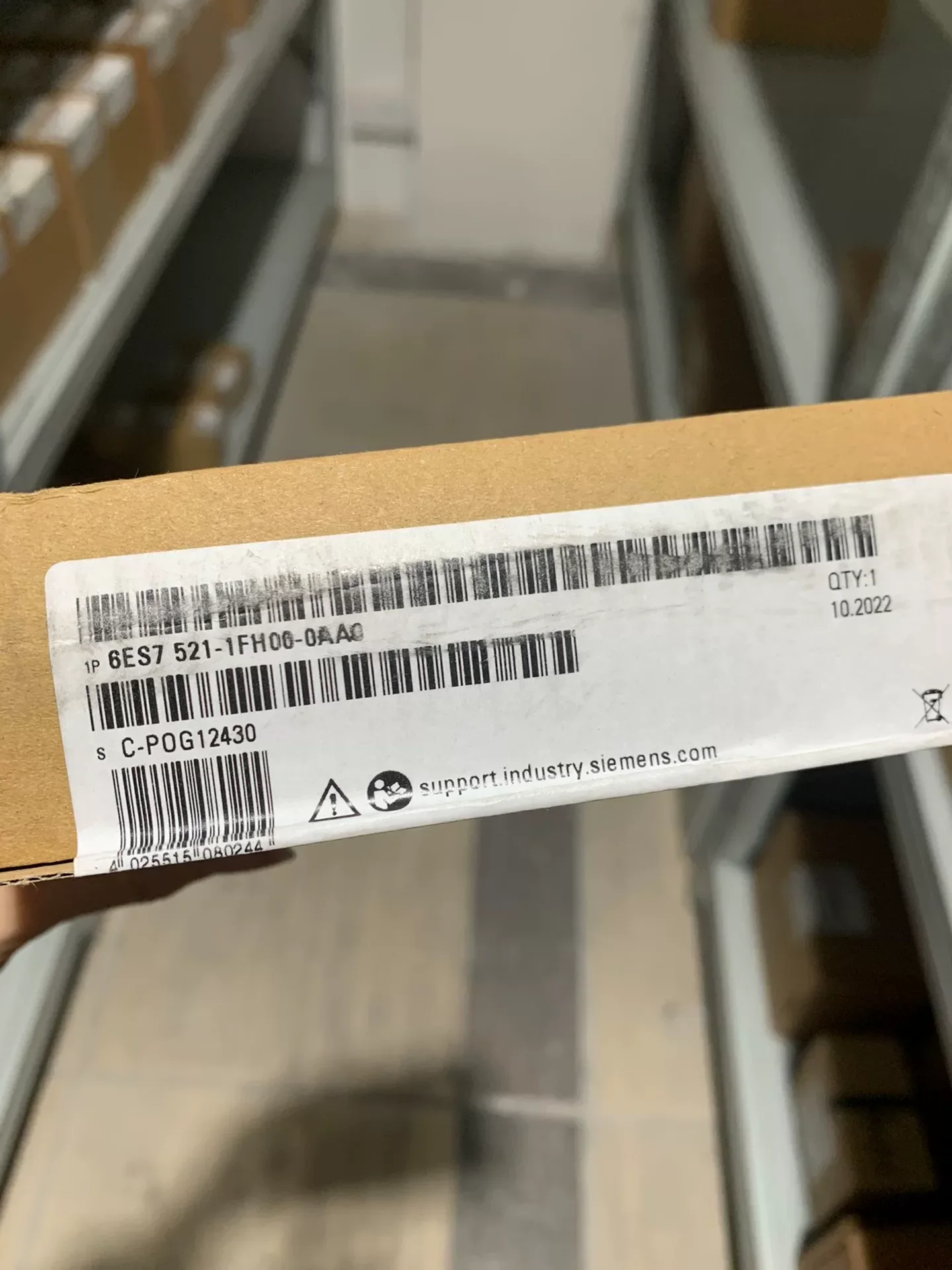 Siemens 6ES7521-1FH00-0AA0 Industrial Automation Component product photo 1